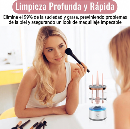Limpiador de Brochas de Maquillaje GlowRins